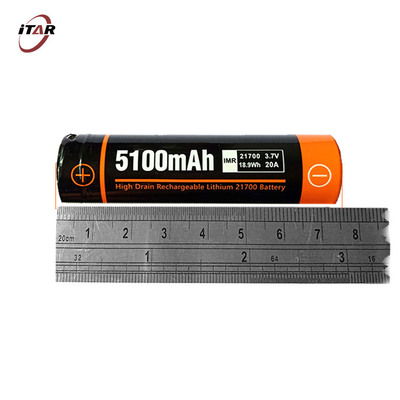 5000mah 21700 Rechargeable Lithium Battery 3.7V For Flashlight Torches