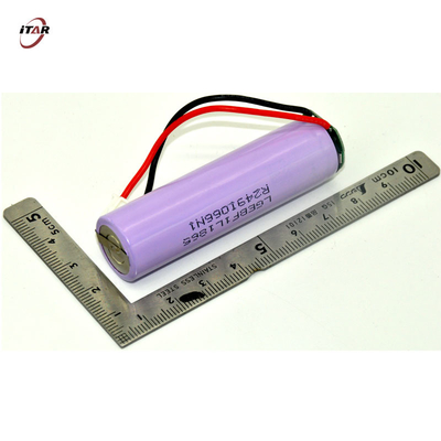 BMS 18650 Lithium Ion Battery Rechargeable 3200mAh For LED Flashlights